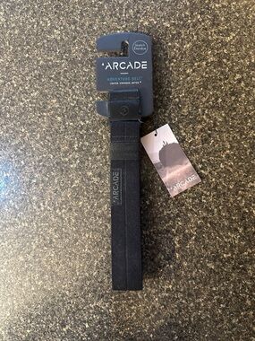 Arcade Slim Webbed Belt in Black